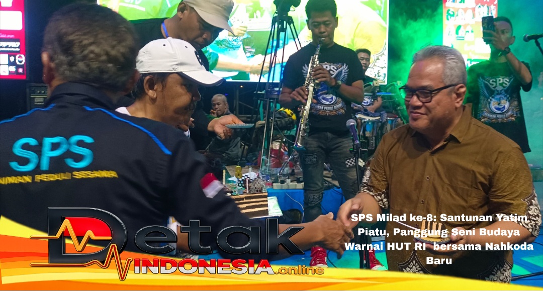 SPS Milad ke-8: Santunan Yatim Piatu, Panggung Seni Budaya Warnai HUT RI bersama Nahkoda Baru