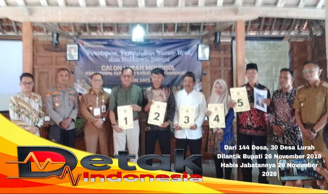 Dari 144 Desa, 30 Desa Lurah Dilantik Bupati 26 November 2018 Habis Jabatannya 26 November 2026