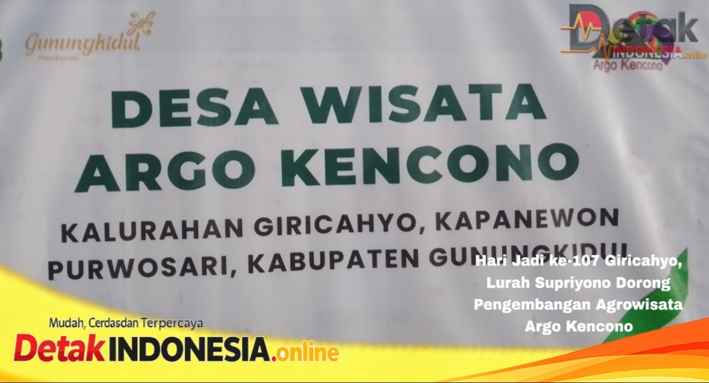 Hari Jadi ke-107 Giricahyo, Lurah Supriyono Dorong Pengembangan Agrowisata Argo Kencono