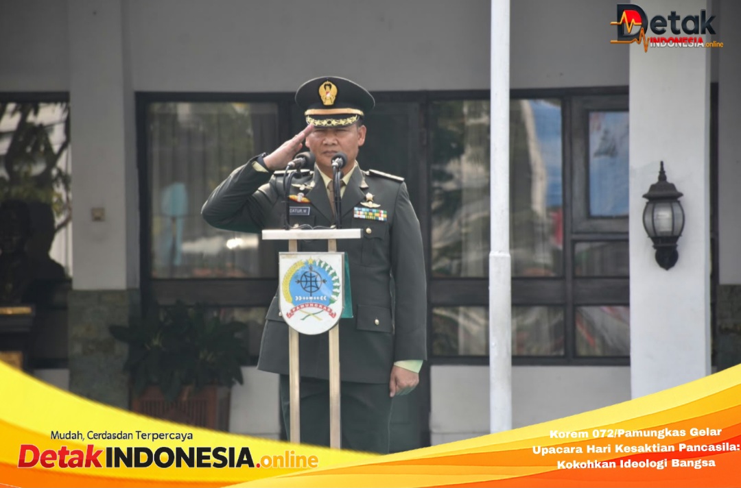 Korem 072/Pamungkas Gelar Upacara Hari Kesaktian Pancasila: Kokohkan Ideologi Bangsa