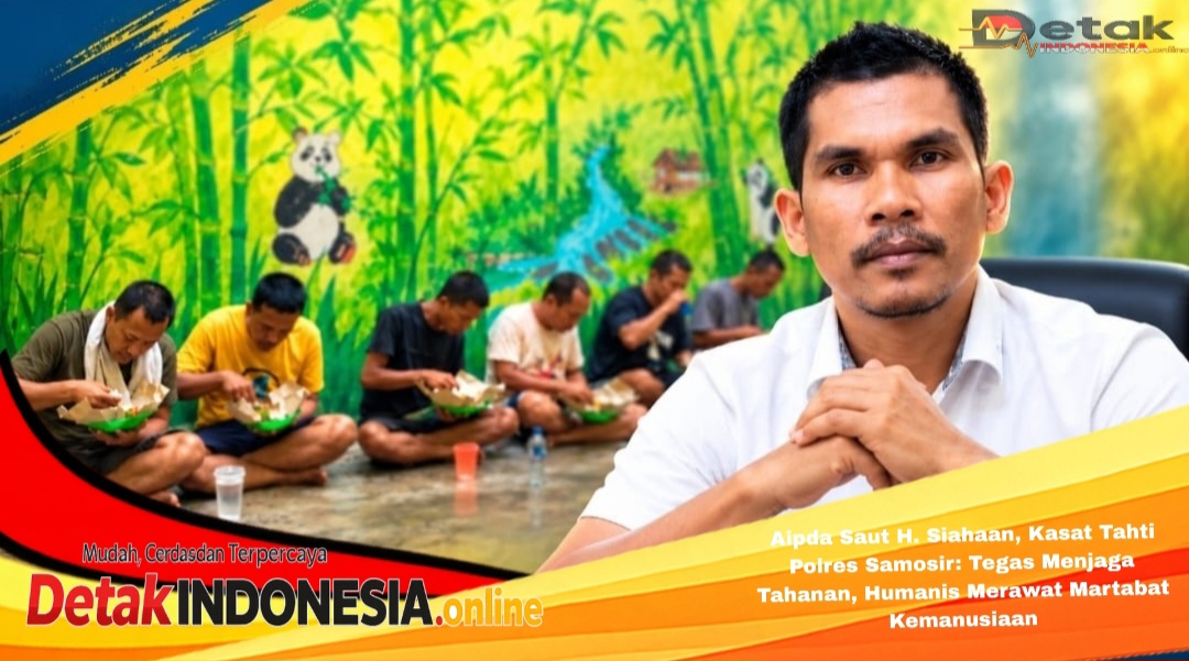 Aipda Saut H. Siahaan, Kasat Tahti Polres Samosir: Tegas Jaga Tahanan, Humanis Rawat Martabat Kemanusiaan
